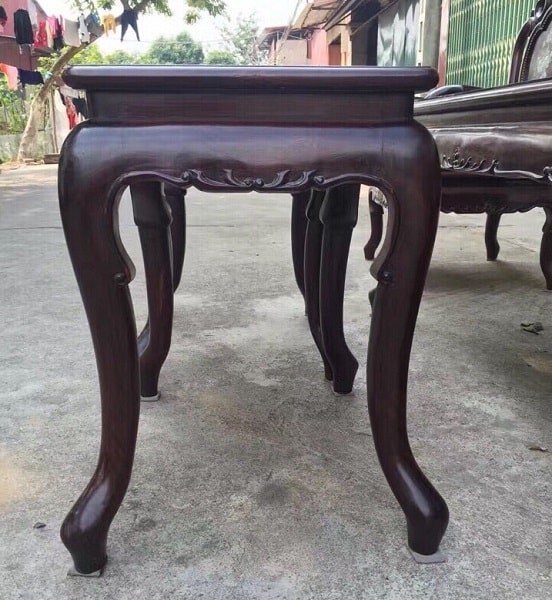 Bộ bàn ghế guột đào gỗ Trắc 6 món đẹp xuất sắc -2